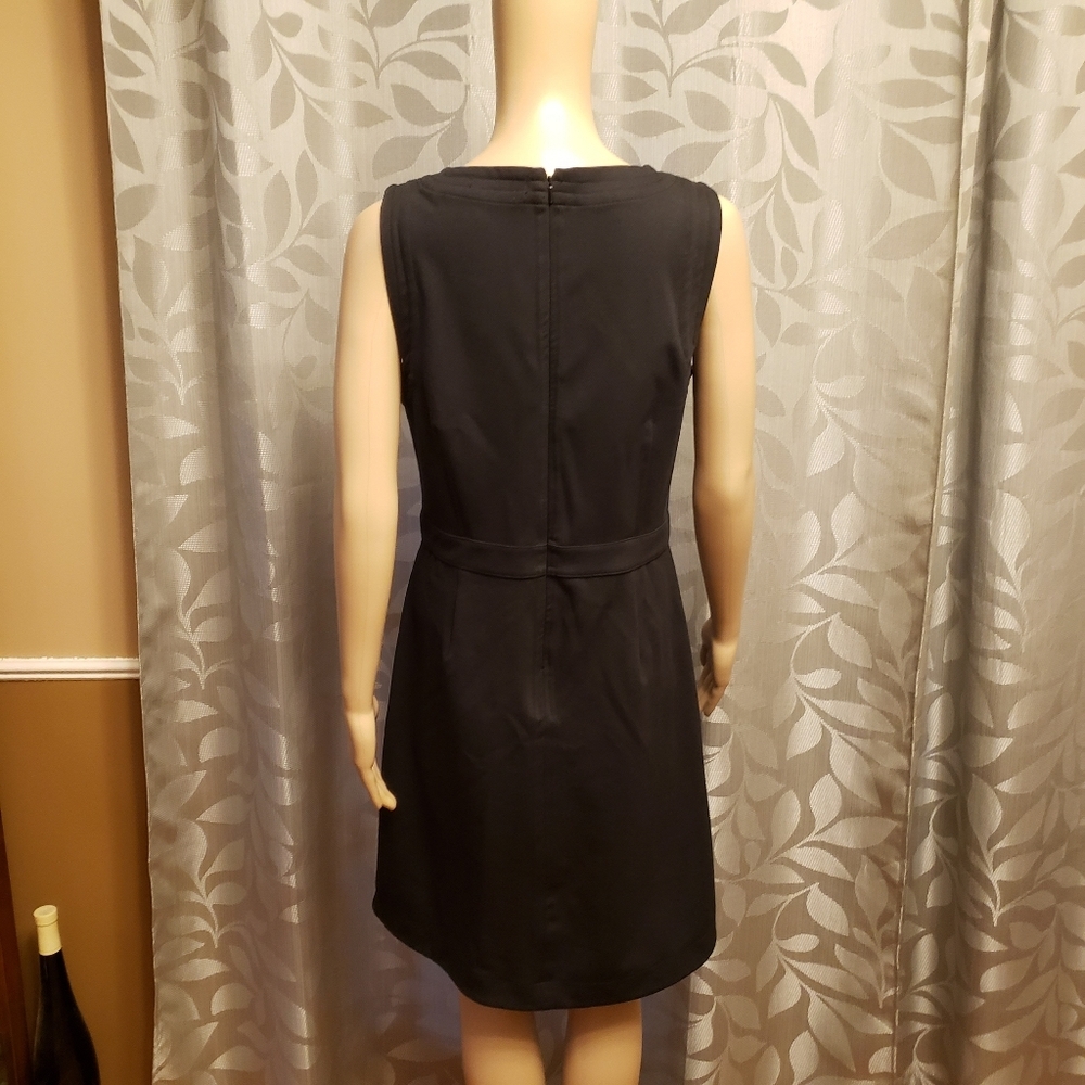 Banana Republic Black Career Sleeveless Dress Size 8 - Picture 5 of 13